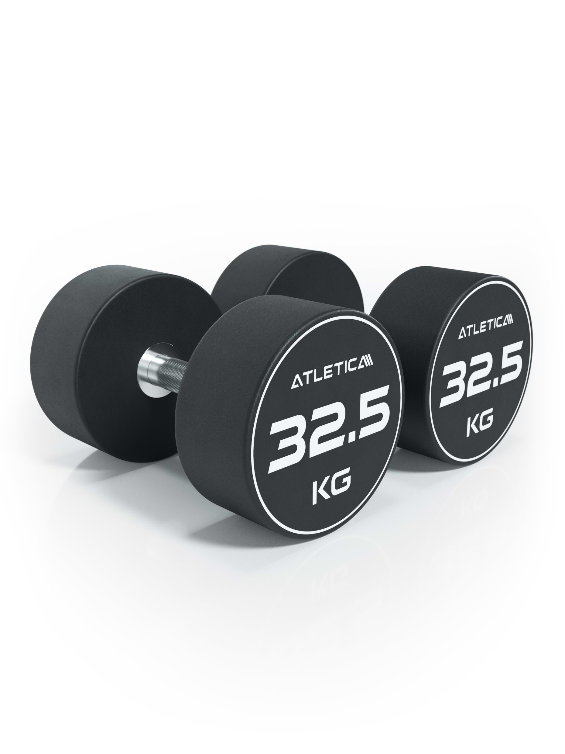 Gewichte: Rundhanteln, Polyurethan Rundhanteln (Paar)- Premium Design und Qualität,