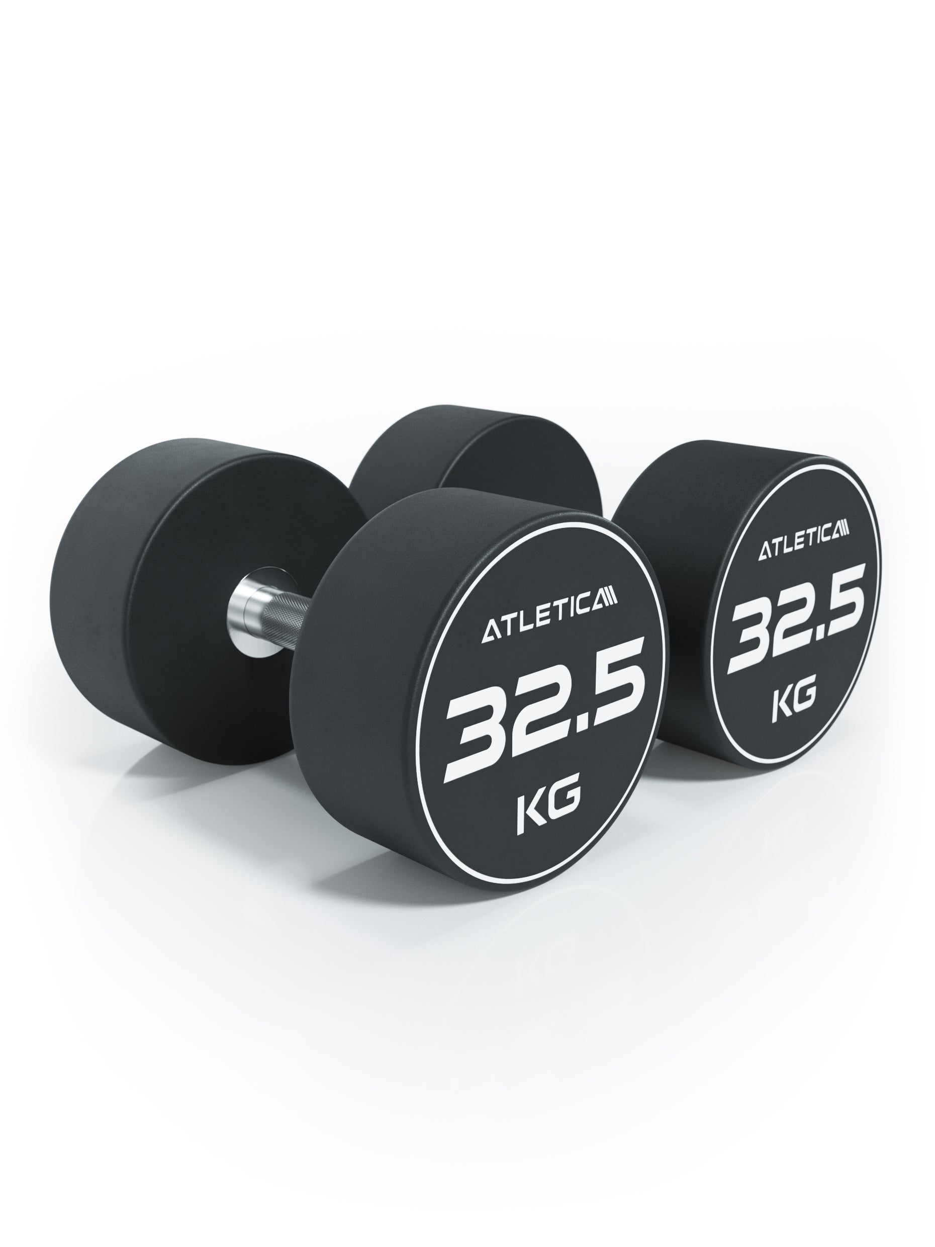 Gewichte: Rundhanteln, Polyurethan Rundhanteln (Paar)- Premium Design und Qualität, 