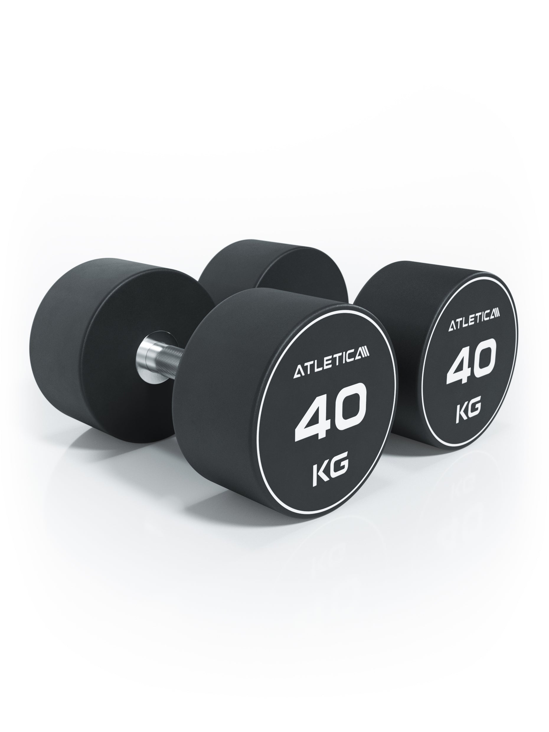 Gewichte: Rundhanteln, Polyurethan Rundhanteln (Paar)- Premium Design und Qualität, 