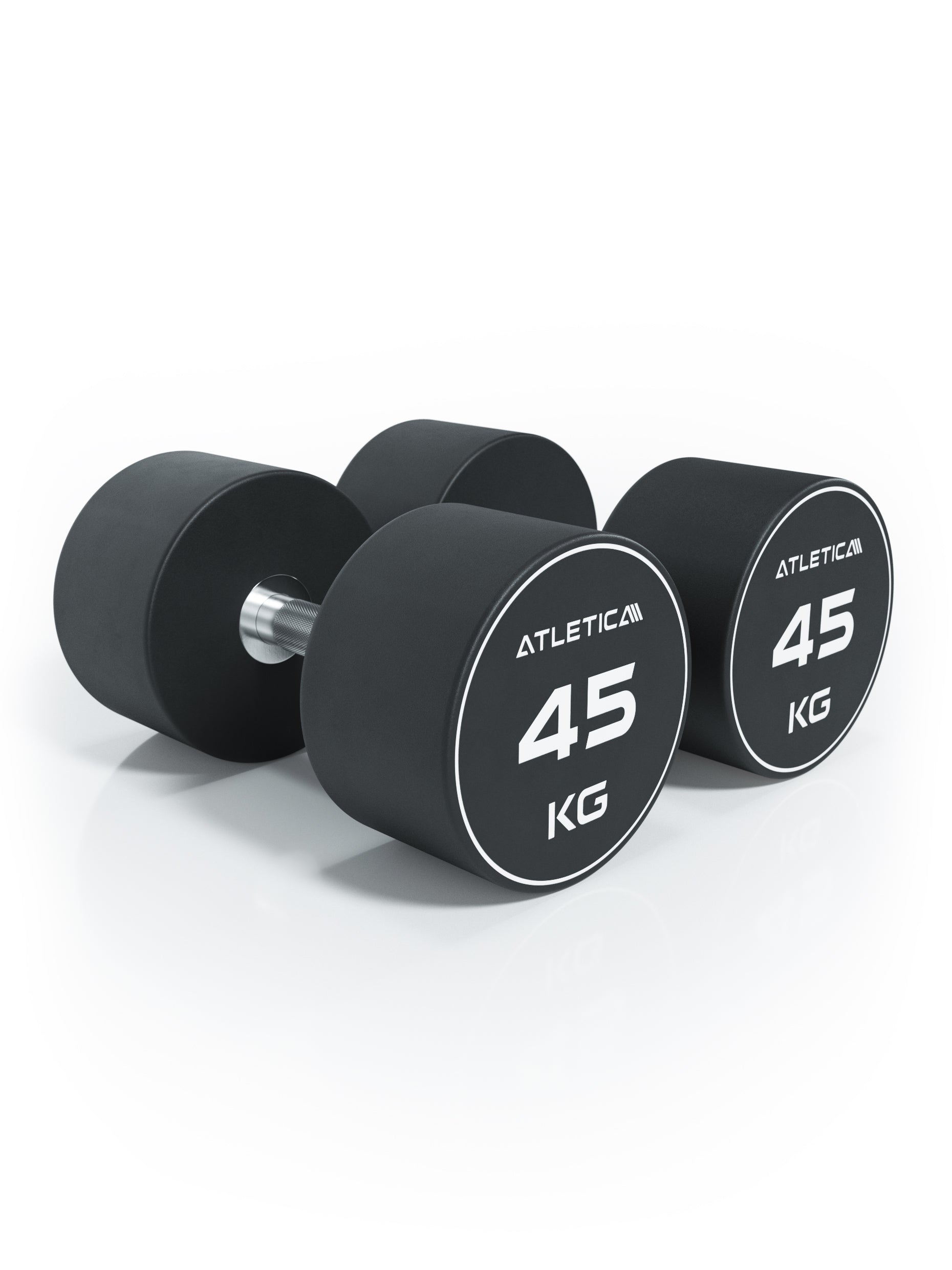 Gewichte: Rundhanteln, Polyurethan Rundhanteln (Paar)- Premium Design und Qualität, 