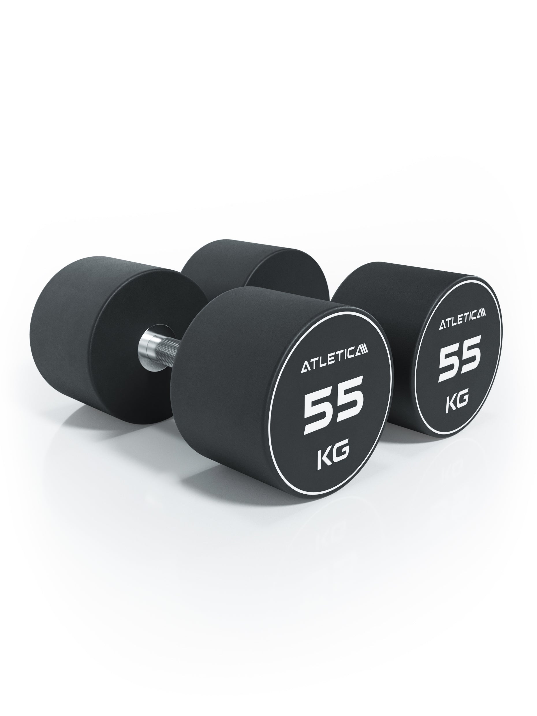 Gewichte: Rundhanteln, Polyurethan Rundhanteln (Paar)- Premium Design und Qualität, 