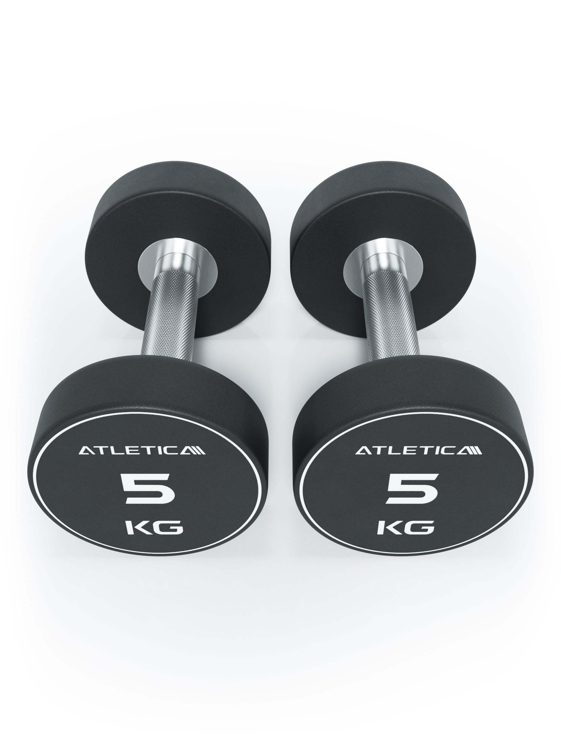 Gewichte: Rundhanteln, Polyurethan Rundhanteln (Paar)- Premium Design und Qualität, 