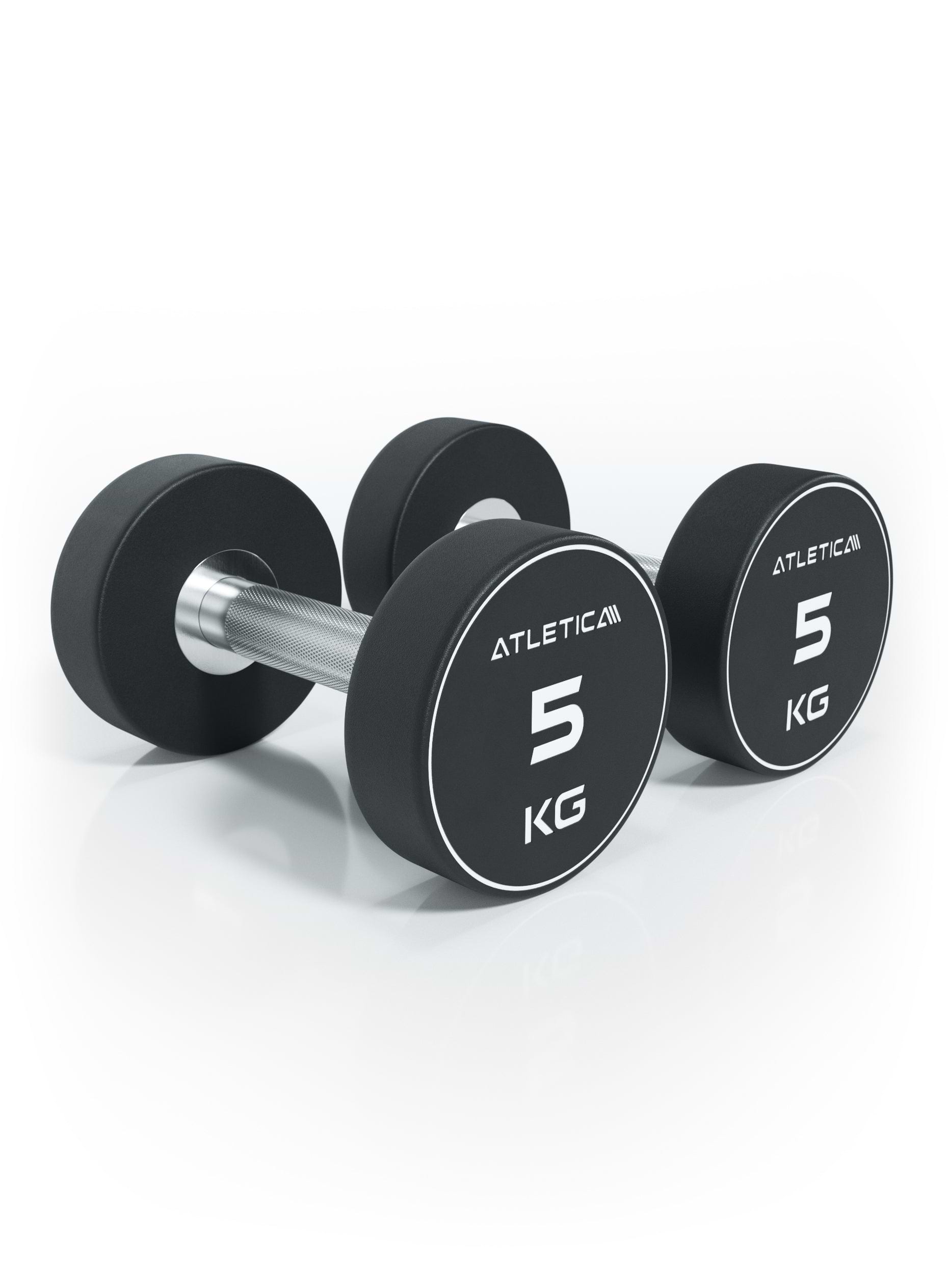 Gewichte: Rundhanteln, Polyurethan Rundhanteln (Paar)- Premium Design und Qualität,