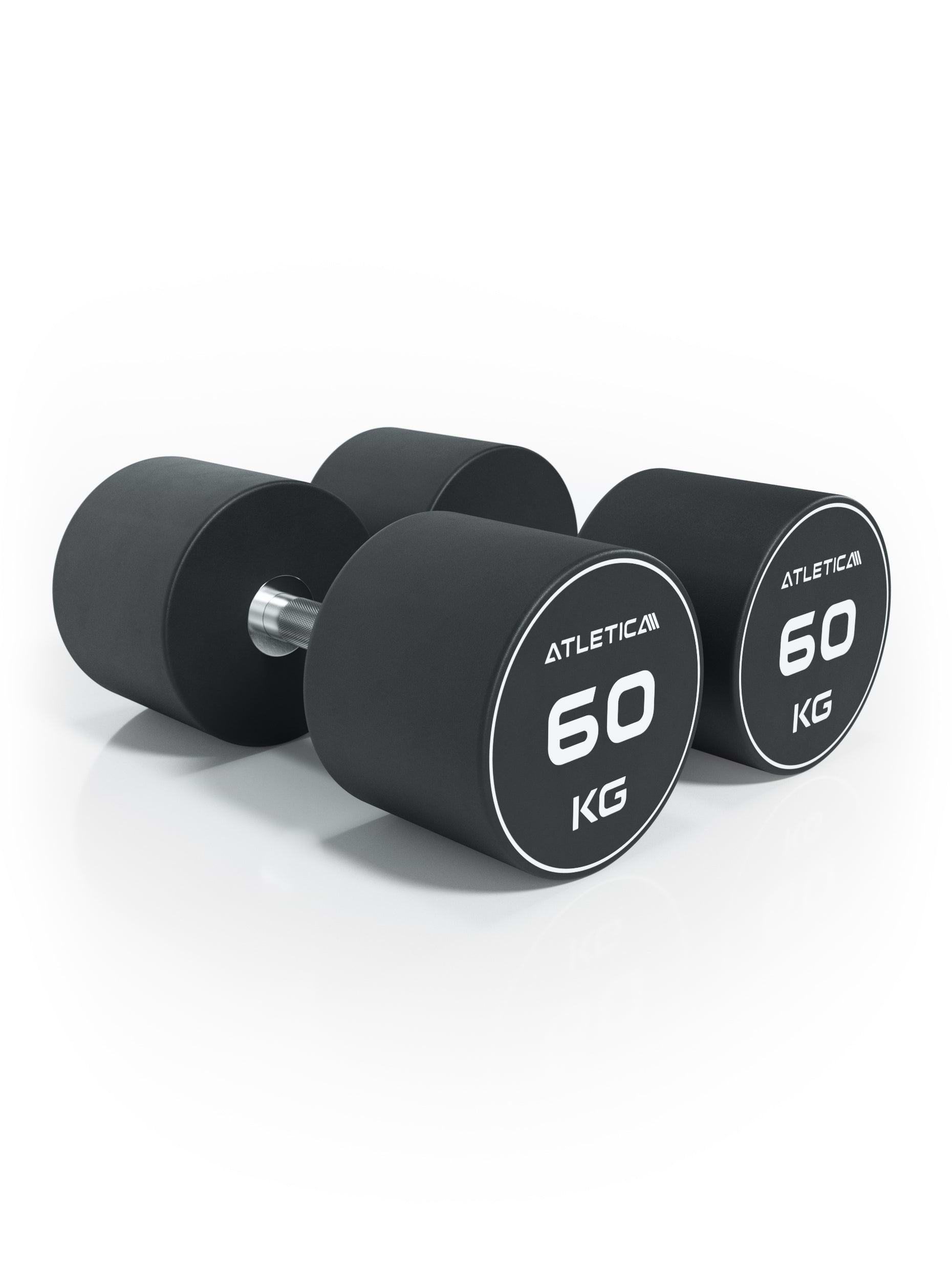 Gewichte: Rundhanteln, Polyurethan Rundhanteln (Paar)- Premium Design und Qualität, #size_2-x-60-kg