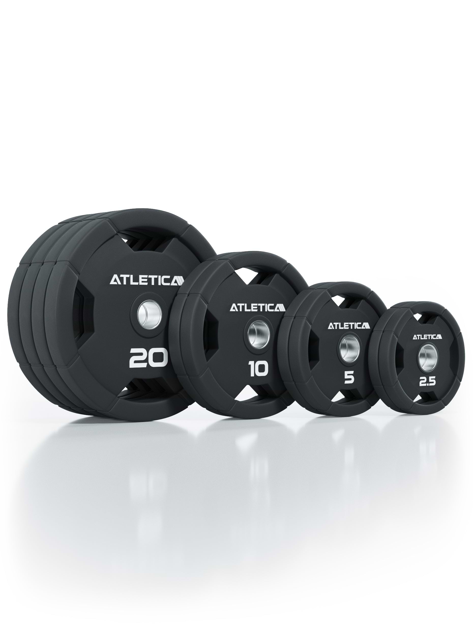 4H Rubber Plates Gewichte 115kg Set von Atletica 