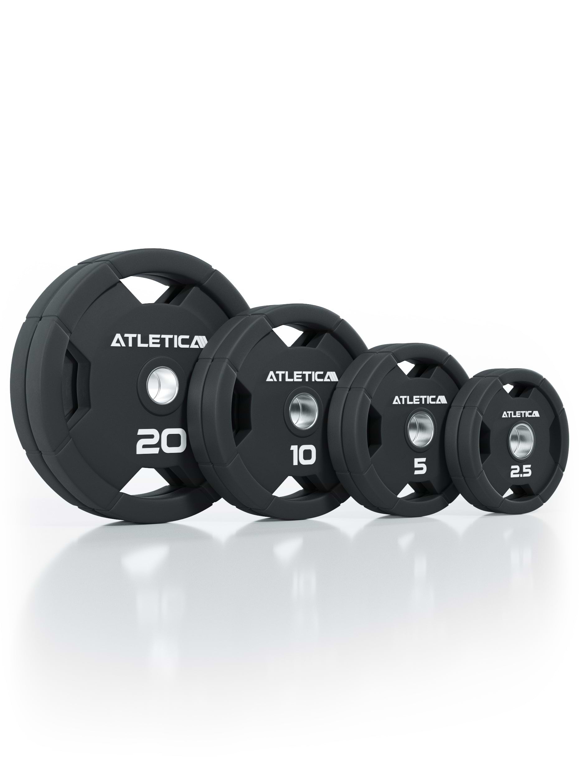 Gewichte 4H Rubber Plates 75kg Set von Atletica 