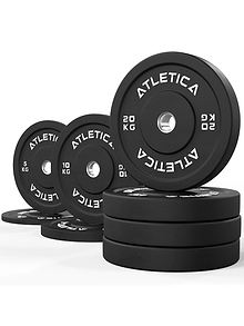 Gewichte Bumper plates: Set 110 kg  | Bumper Plates 110 kg bestehend aus 2x 5 kg ∣ 2x 10 kg ∣ 4x 20 kg