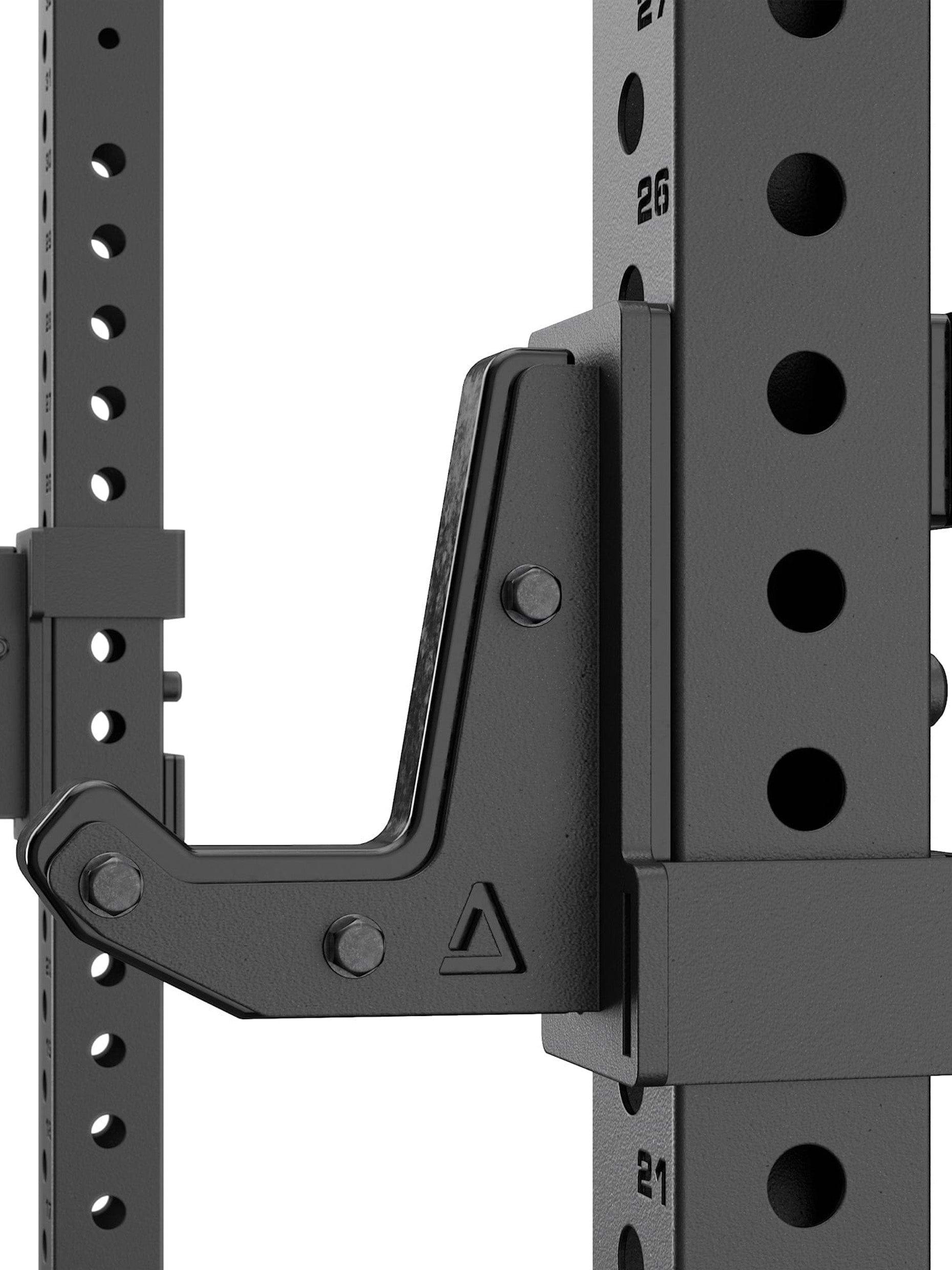 Rack, Squat Rack R7 Serie: ideal für Räume mit unterschiedlichen Deckenhöhen | Spotter Arms, weite J-Hooks inklusive