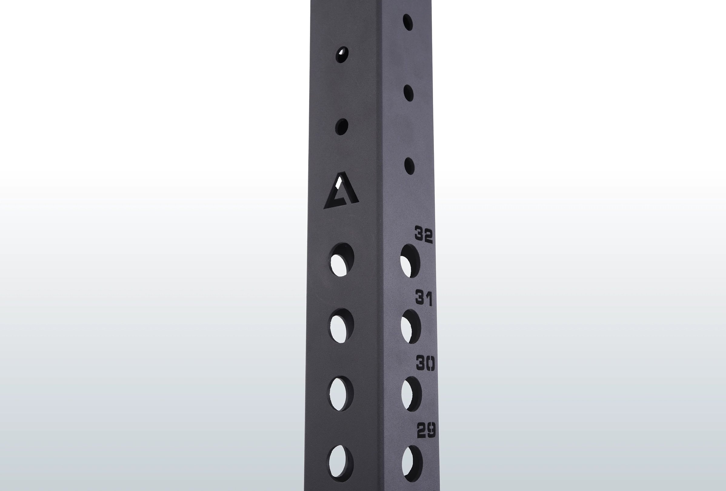 R8 Power Rack 75 x 75 x 3mm Stahlprofil - schwarzes Upright