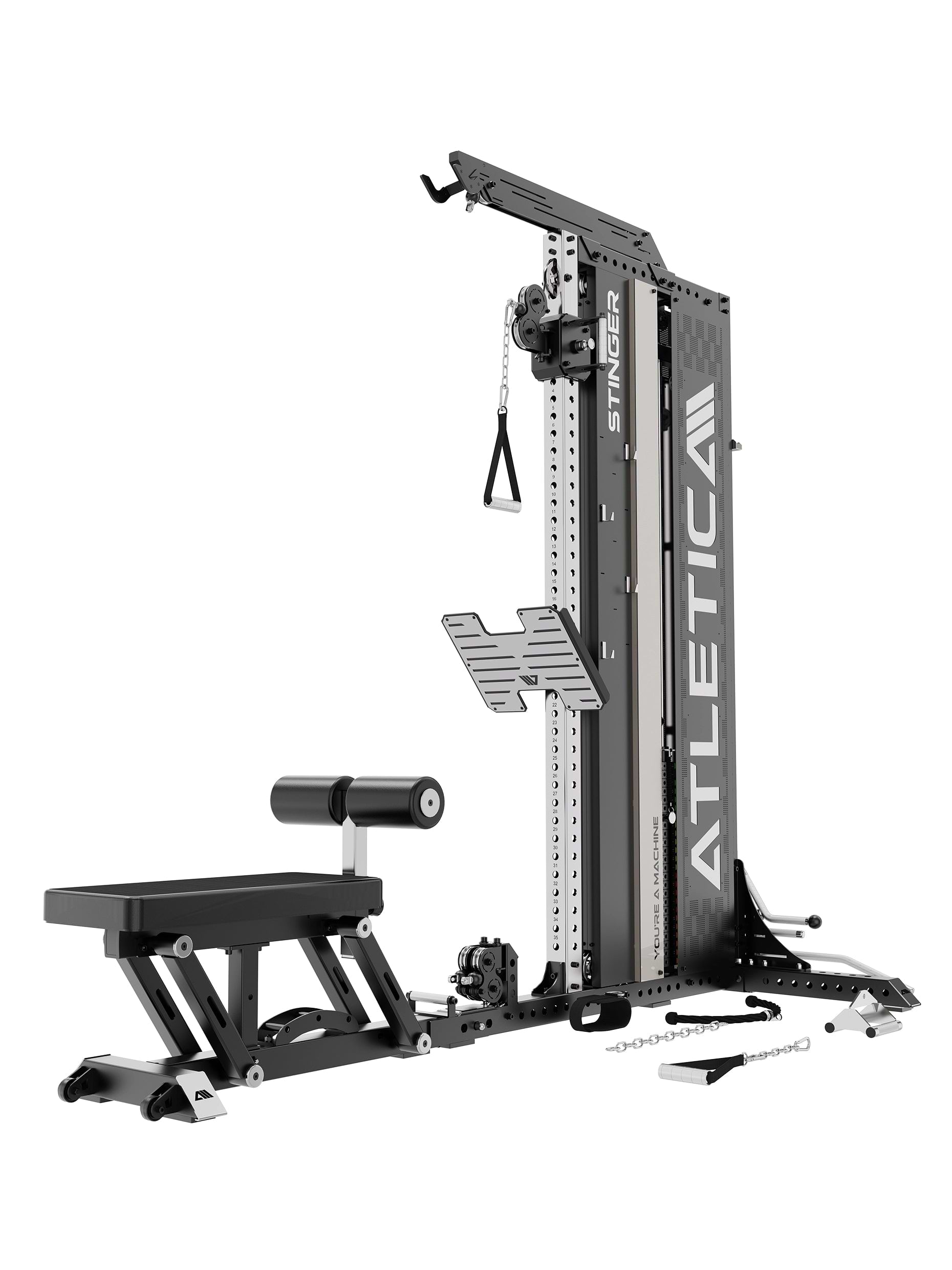 Stinger Functional Trainer mit Latzug-Sitz von Atletica