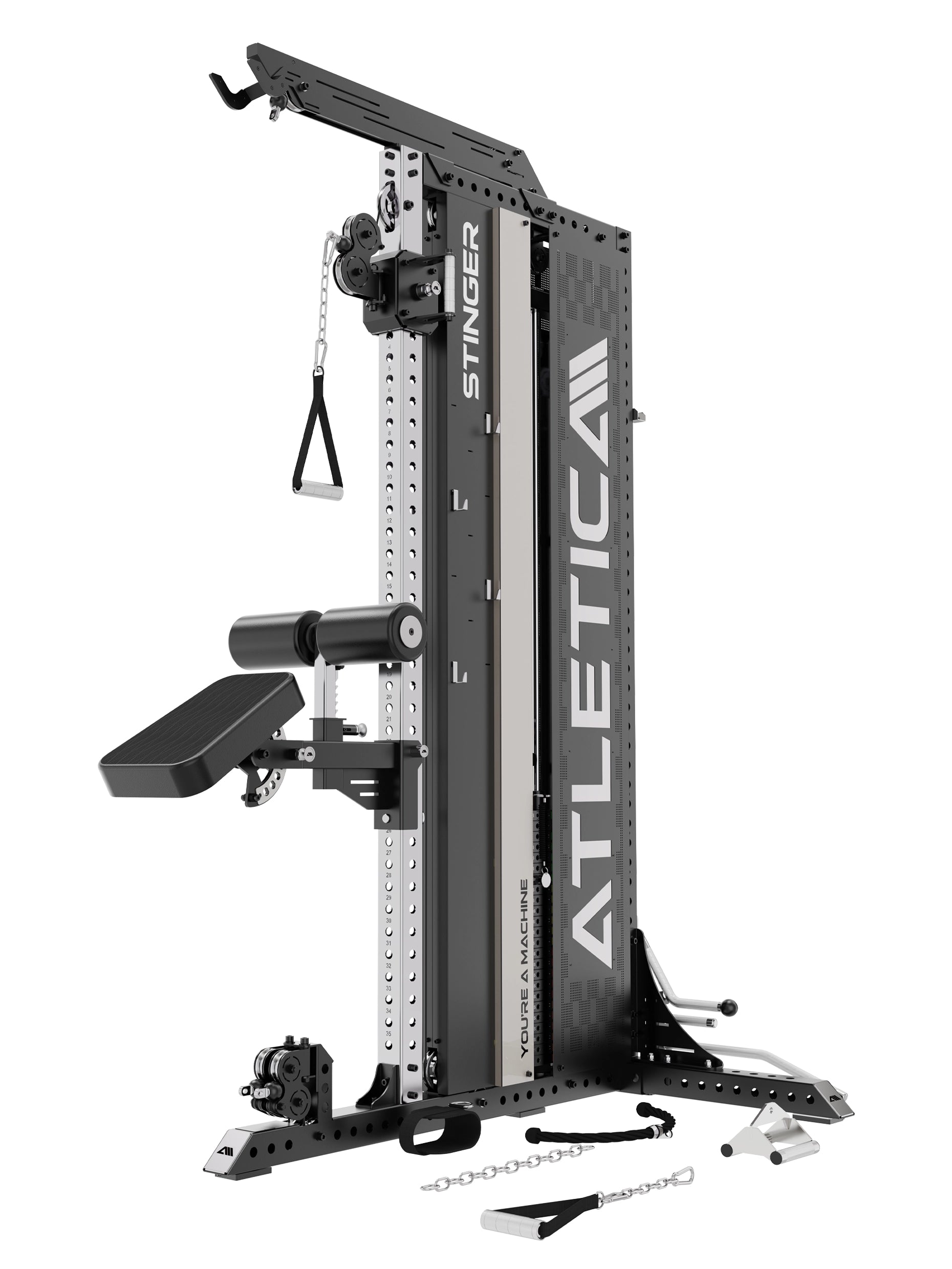 Stinger Functional Trainer mit Latzug und Ruderstation