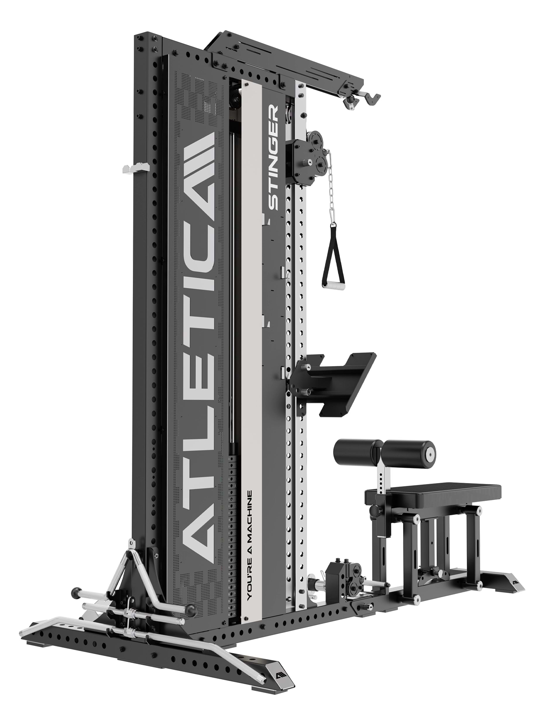 Latzug mit Ruderstation am Stinger Functional Trainer von Atletica