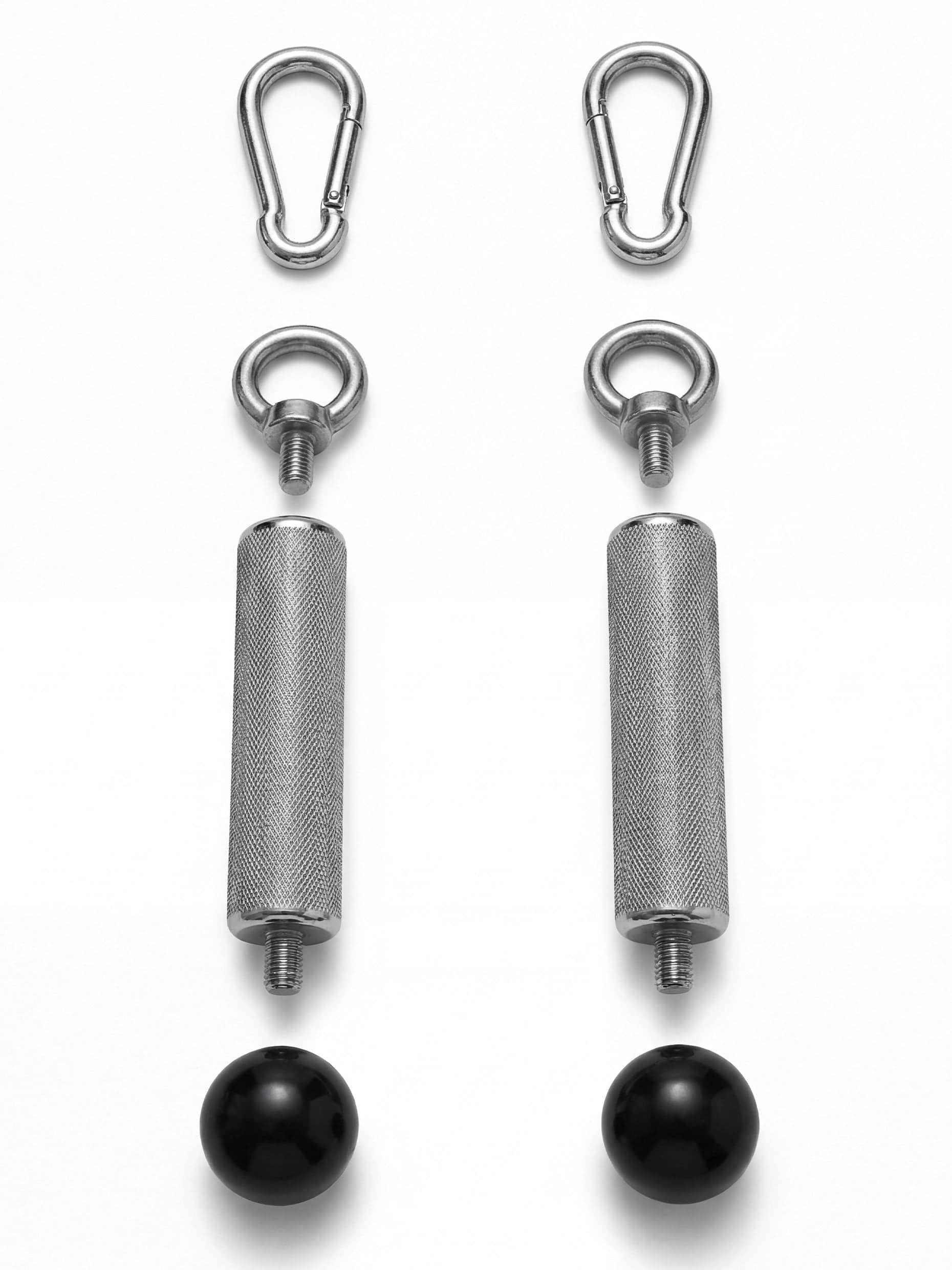 Kabelzug Griffe aus Stahl, paarweise