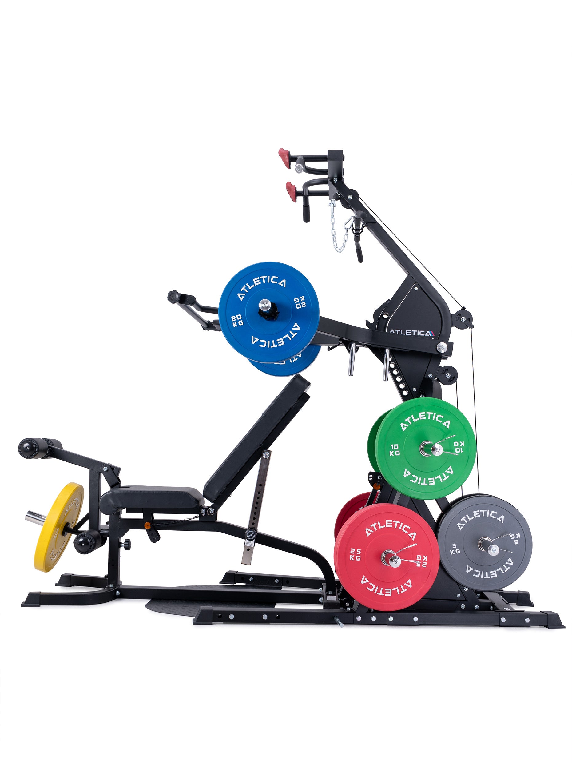 Kabelzugstation Triton, Multigym Triplex Station: Ganzkörpertraining auf kompakten Raum,