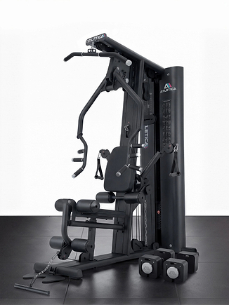Atletica X-Tron Fullbody Set mit Quad Kurzhanteln 2x36 kg, All-in-One-Kraftstation und Solidprotect Bodenschutzmatten