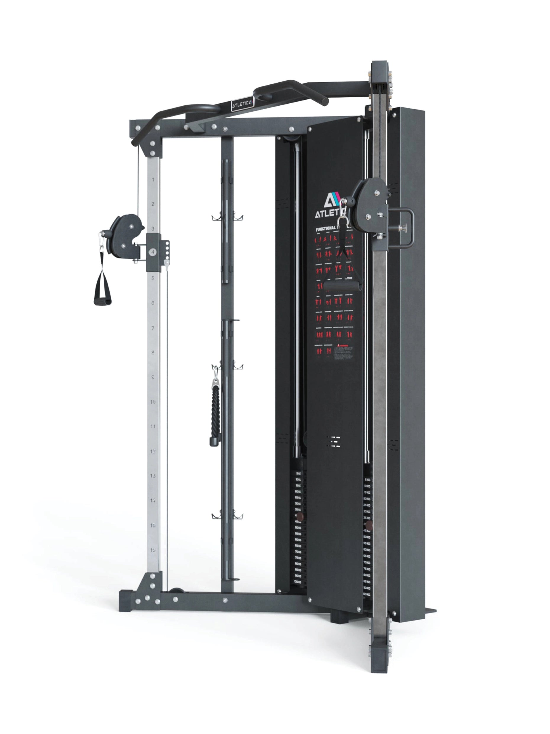 X-Five Kabelzugstation mit B4 Hantelbank Compact Set