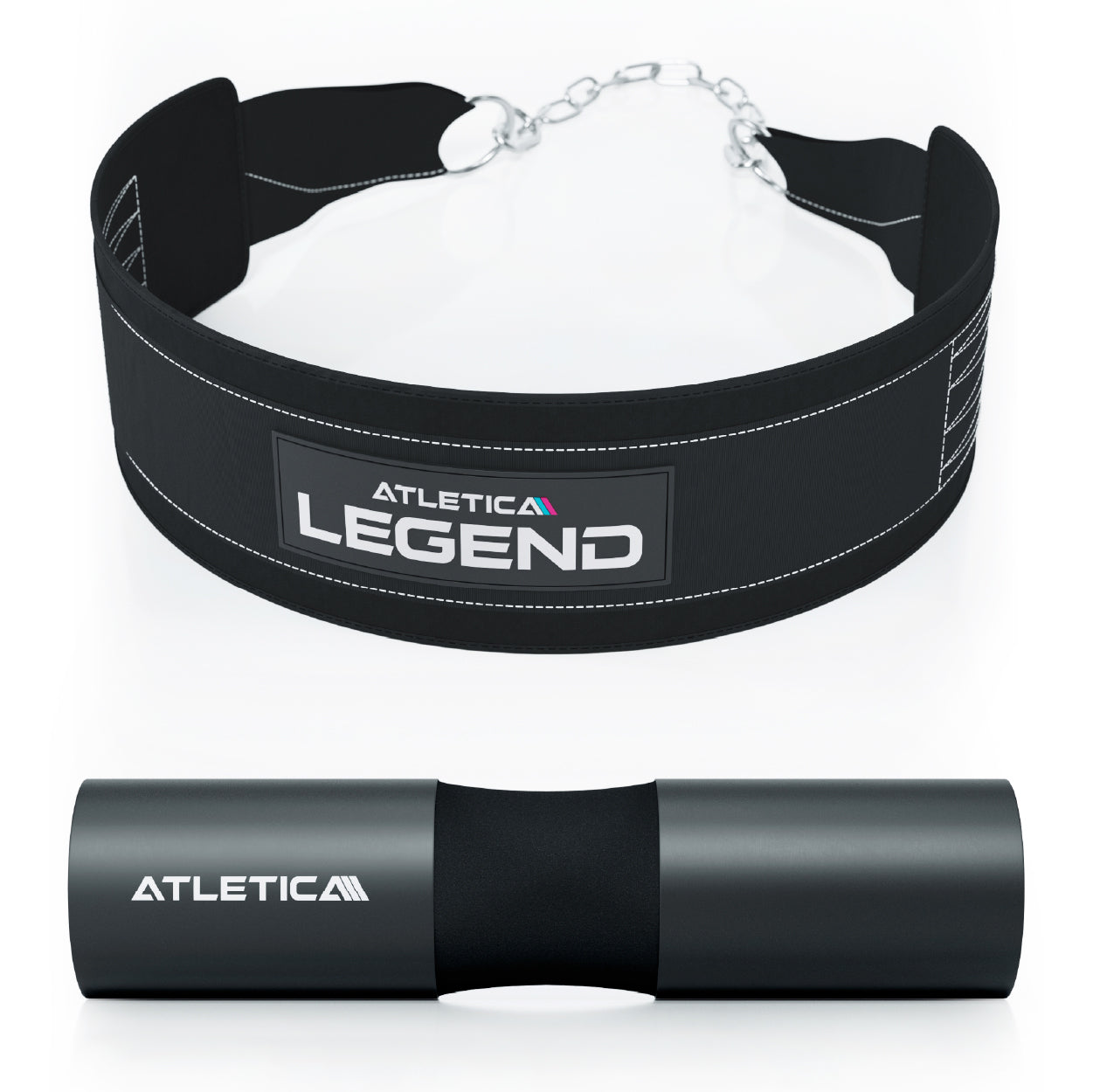 Weightlifting Set mit Legend Gürtel und Nackenpolster für Gewichtheben