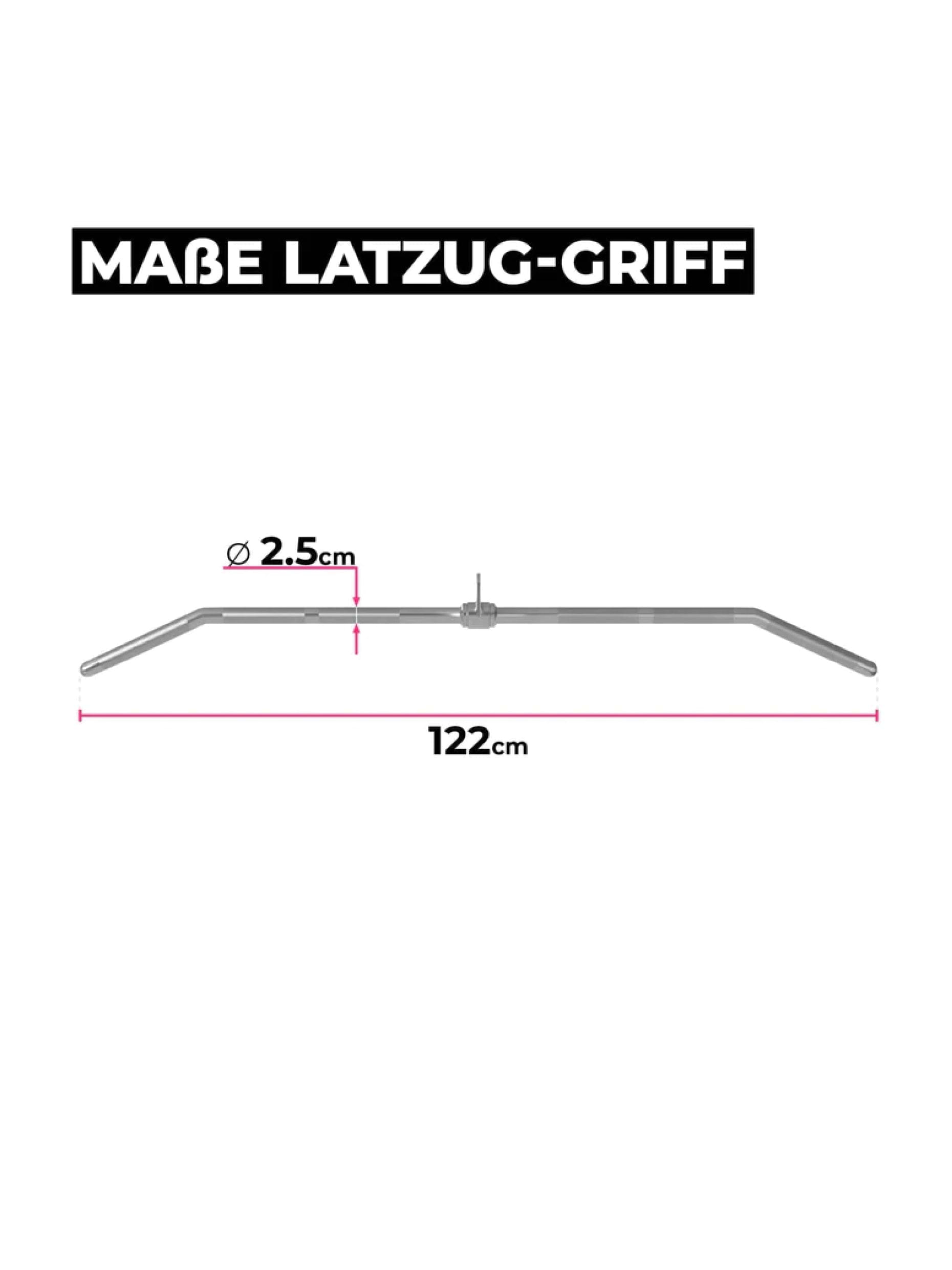 Zuggriffe und Stangen, Latzug-Griff
