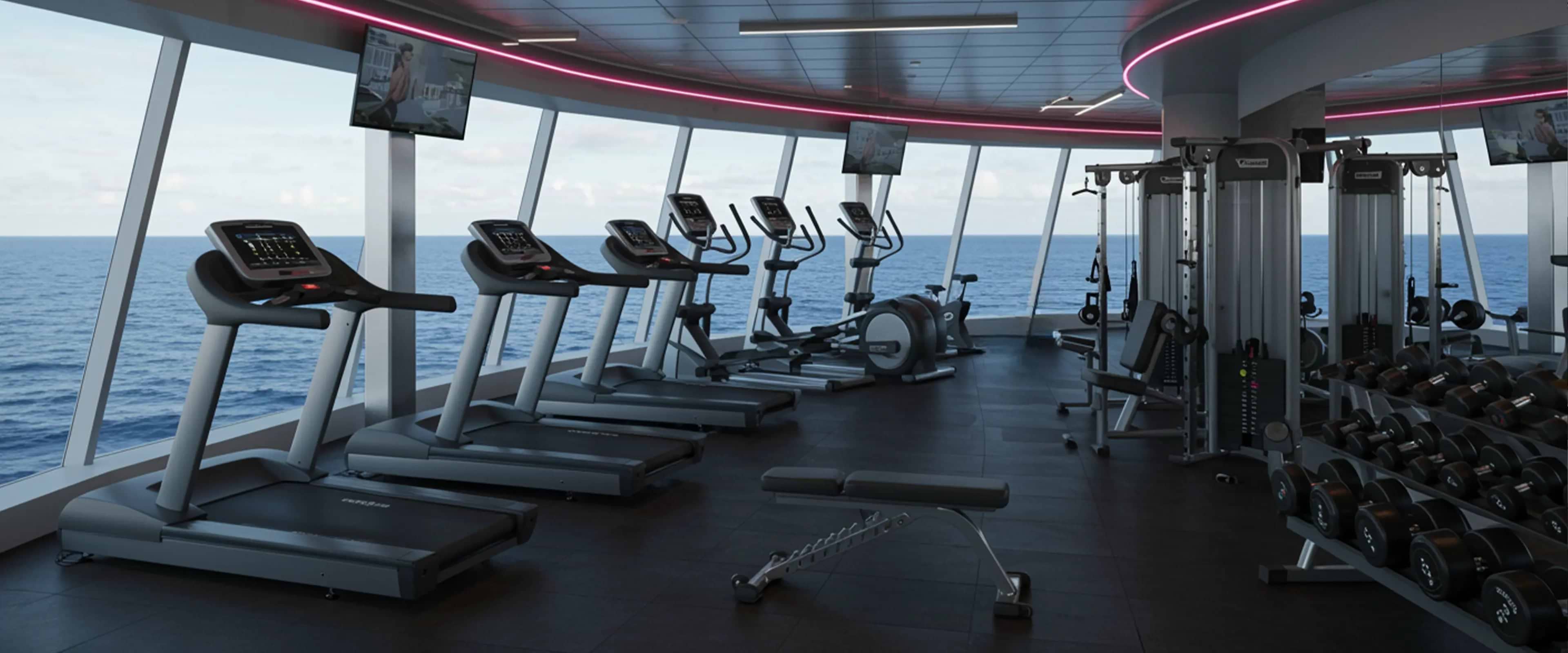 Fitnesslösungen für Kreuzfahrtschiffe 