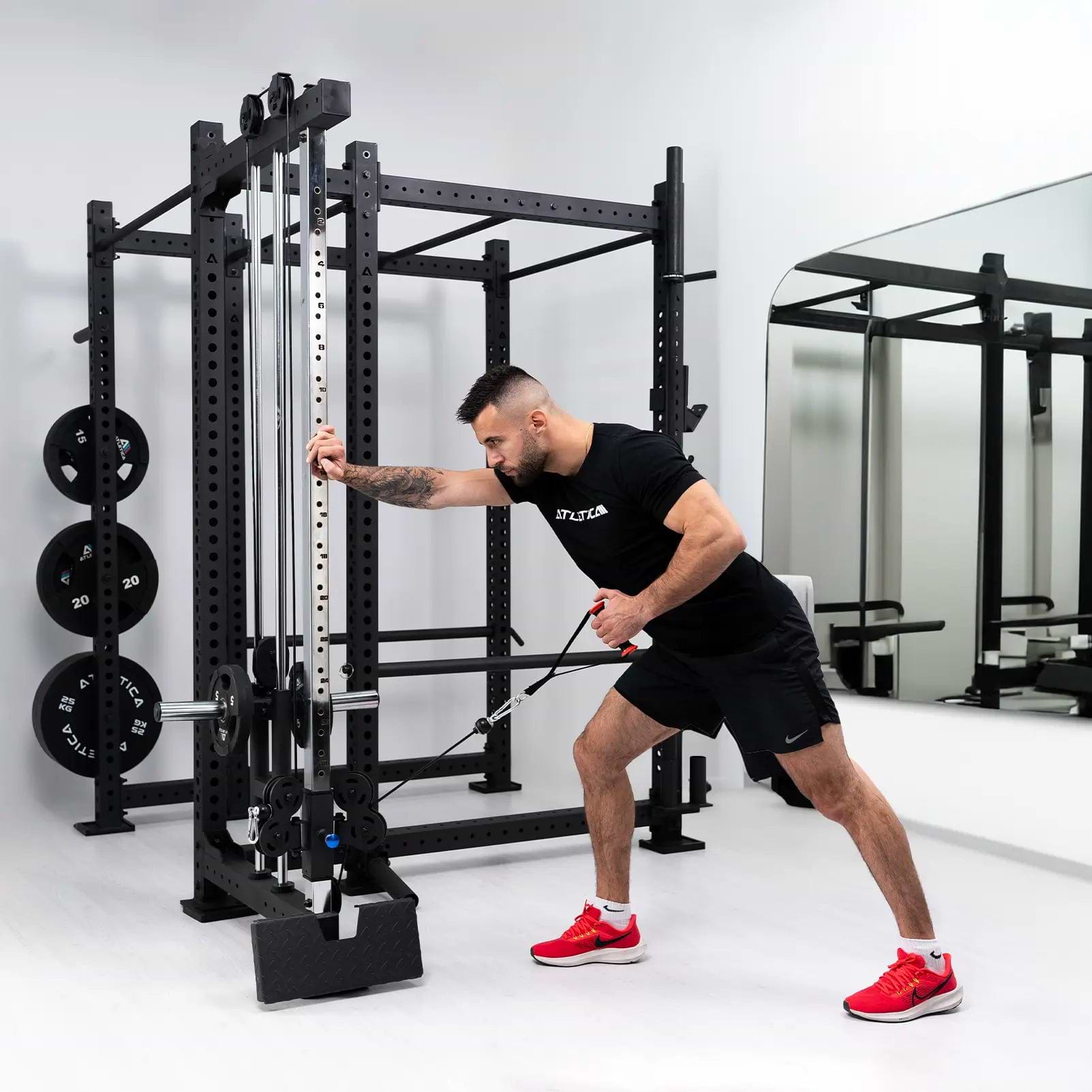 Power Rack Kabelzug Workout Hotel Gym Fitnesslösungen