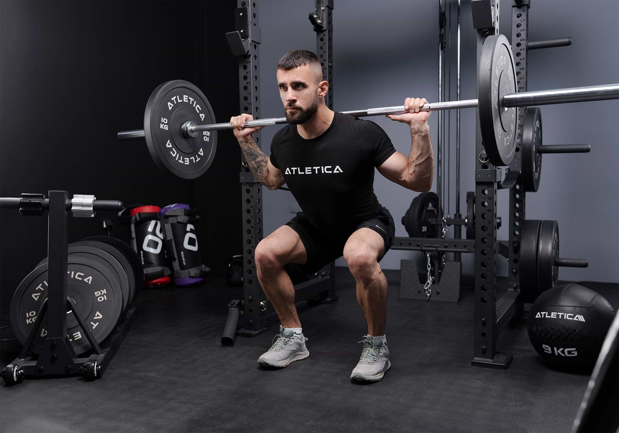 Back Squat am Atletica Power Rack