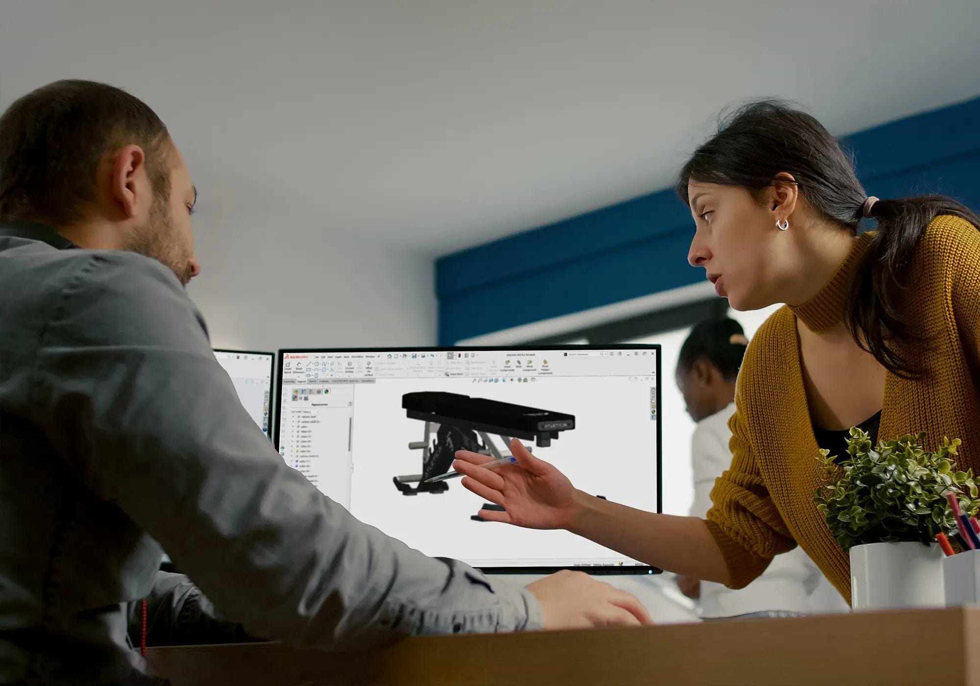 Produktentwicklung im Atletica Büro