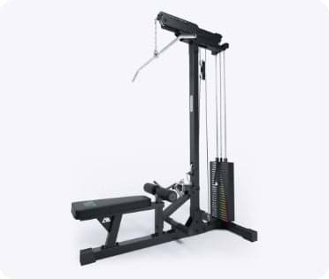 Latzug mit Rudereinheit - Kraftmaschine von Atletica