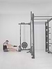 R8-Raptor Power Rack: Cable Full Rack | Kabelzug | Sprossenleiter, Dip Station, J-Hooks, 8 Weight Pins, Safeties, Bar Holder, Landmine | Squat Rack | 173x265 cm Fläche | 286kg
