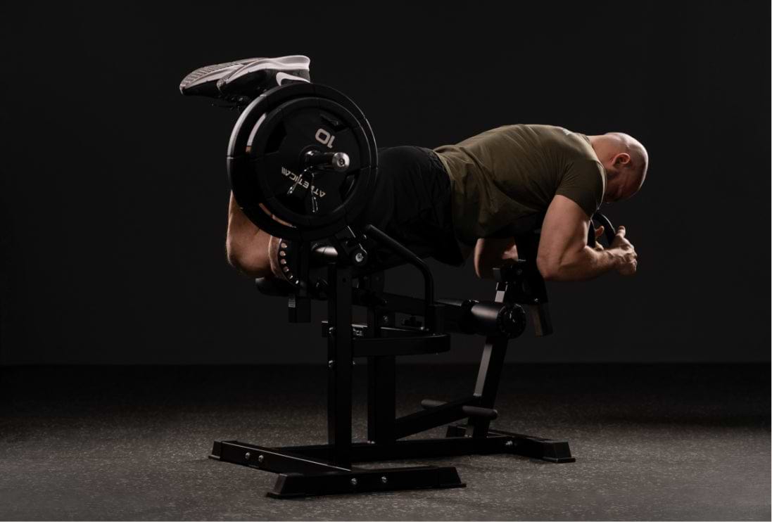 Hamstring Curl am Beinbeuger mit den 4H Gripper Plates