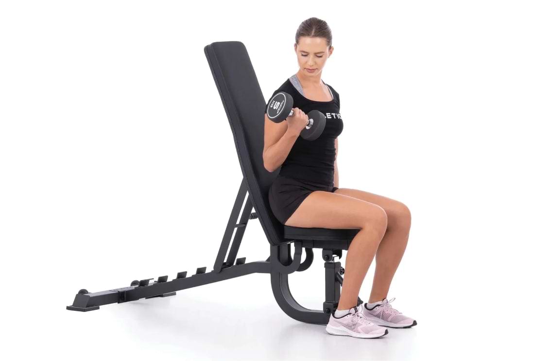 B2 verstellbare Hantelbank: breites Übungsspektrum mit Kurzhanteln
