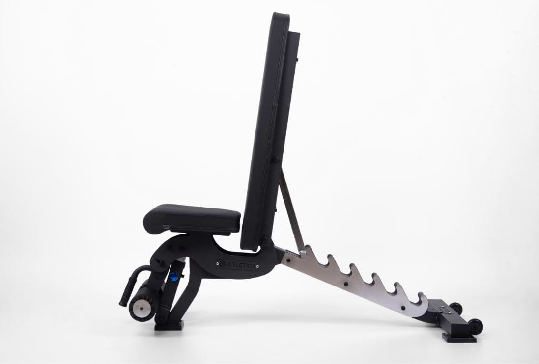 B6 Hantelbank verstellbar, Verstellmöglichkeiten: Rückenlehne 6-fach und Sitz 5-fach 