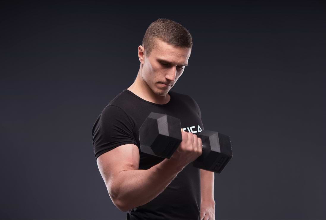 Hexagon Hantel: Guter Grip