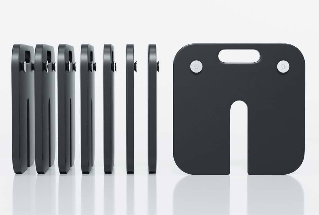 Gewichtsscheiben für die QUAD verstellbare Kurzhanteln