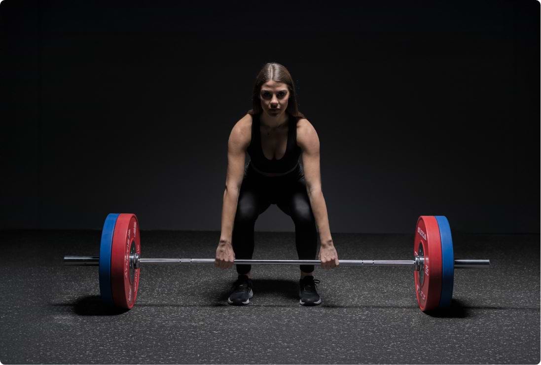 Alpha Langhantel von Atletica für Gewichtheben