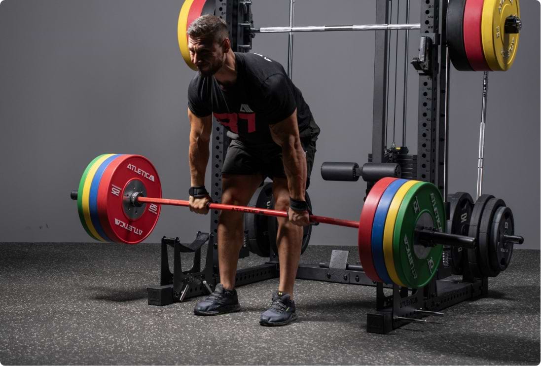 Langhantel Delta Hybrid von Atletica: Kreuzheben