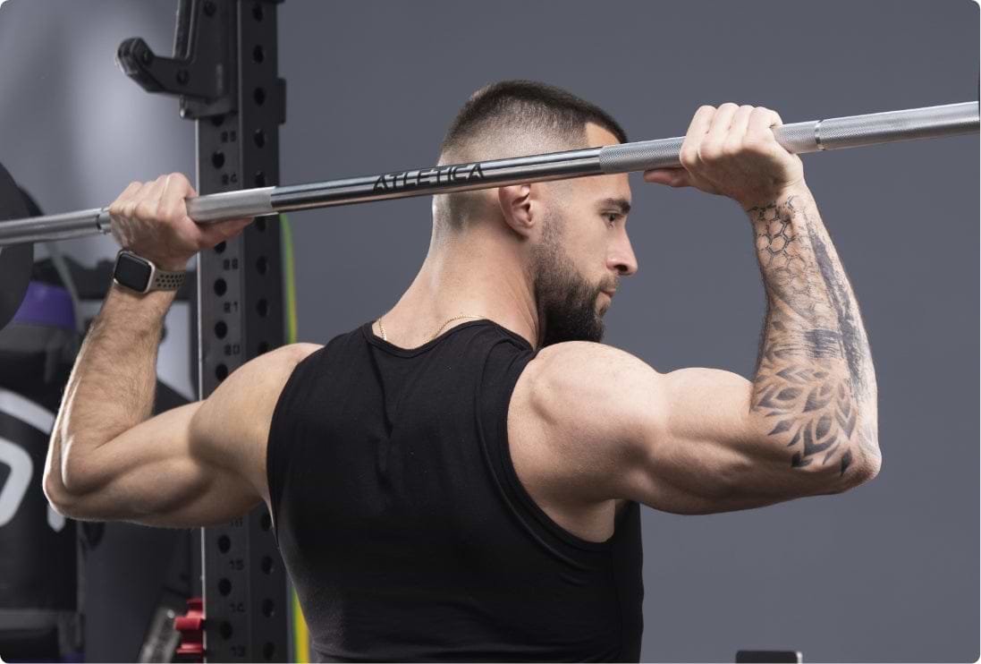 Zeta Hantelstange für kleine Fitnessräume