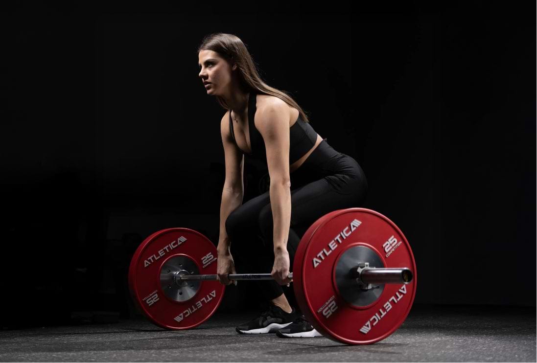 Kreuzheben mit Competition Bumper Plates von Atletica