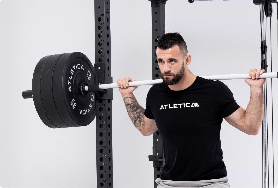 R8 Blackhawk Power Rack: Back Squat