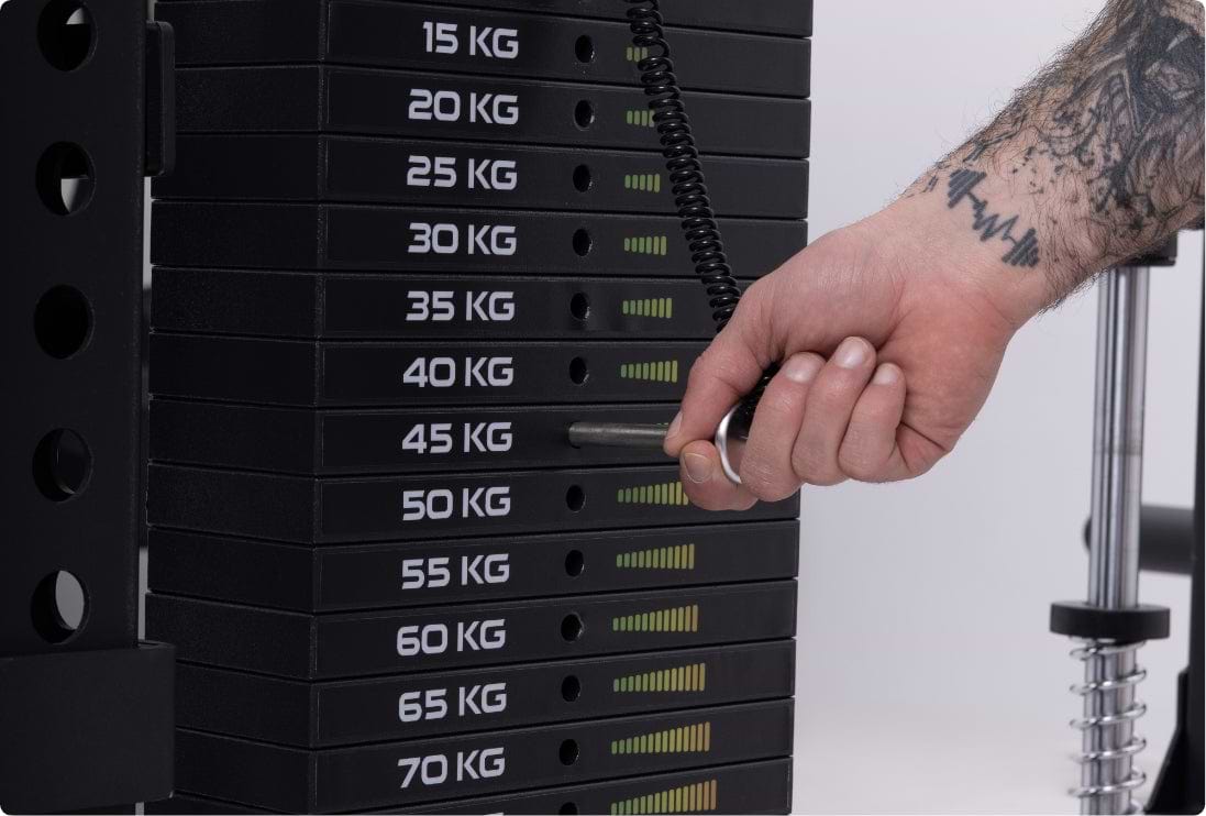 Power Rack R8 Bradley Steckgewichte