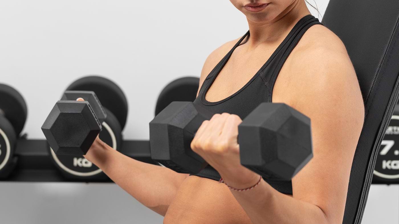 Hexagon Kurzhanteln Armtraining