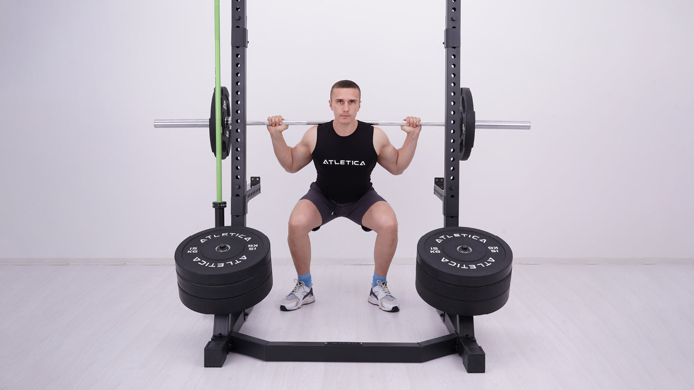 Squat on the R7 Squat Rack