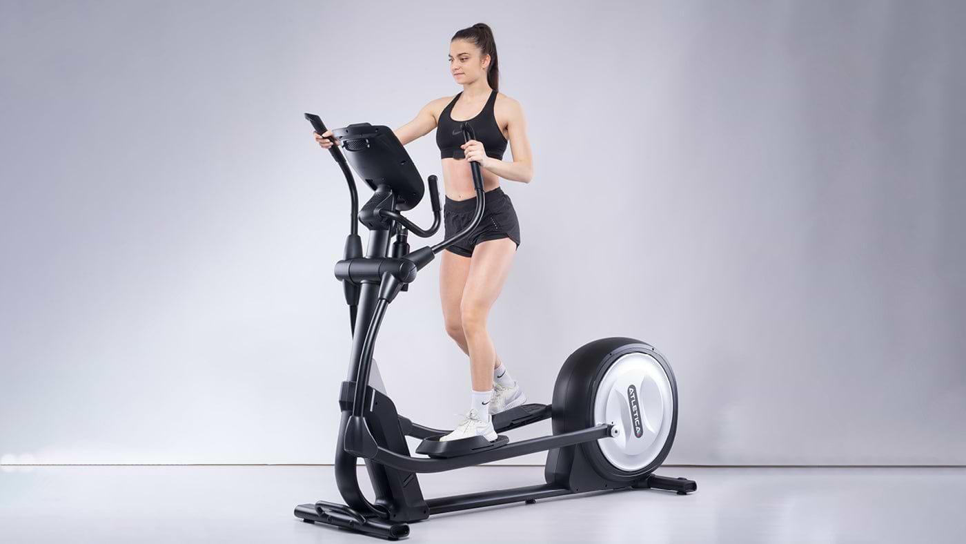 Cardio Einheit am Crosstrainer