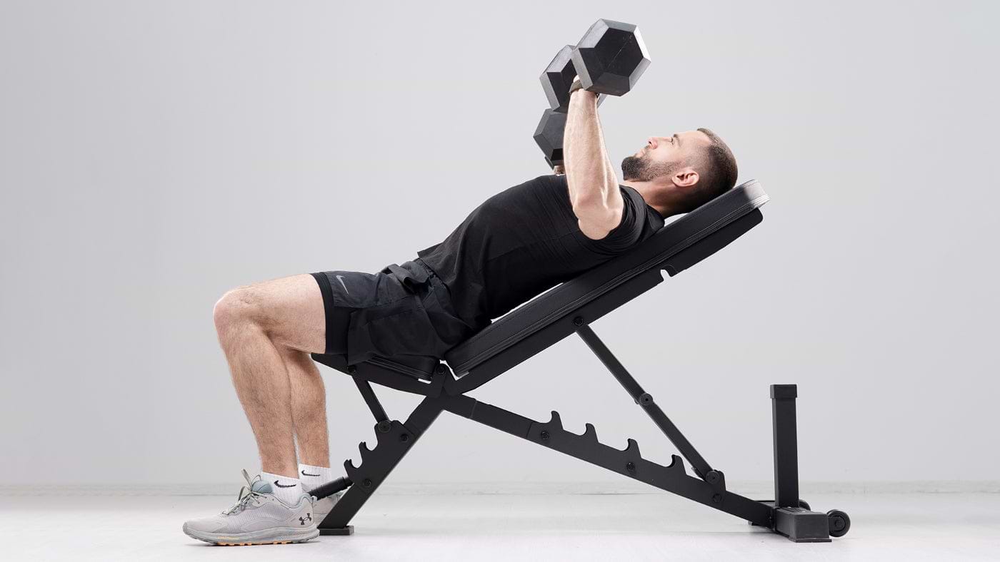 Kurzhanteltraining Bankdrücken