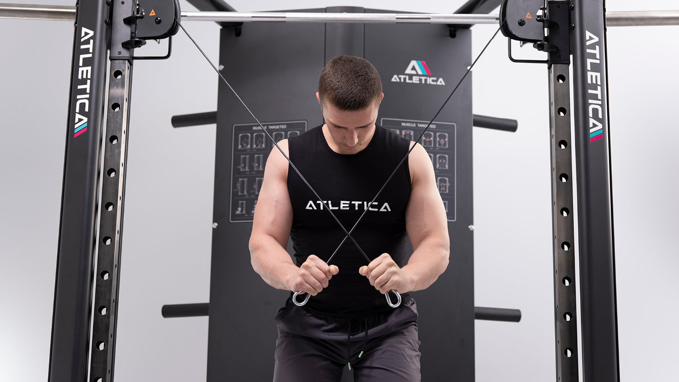 Training at the cable pull station