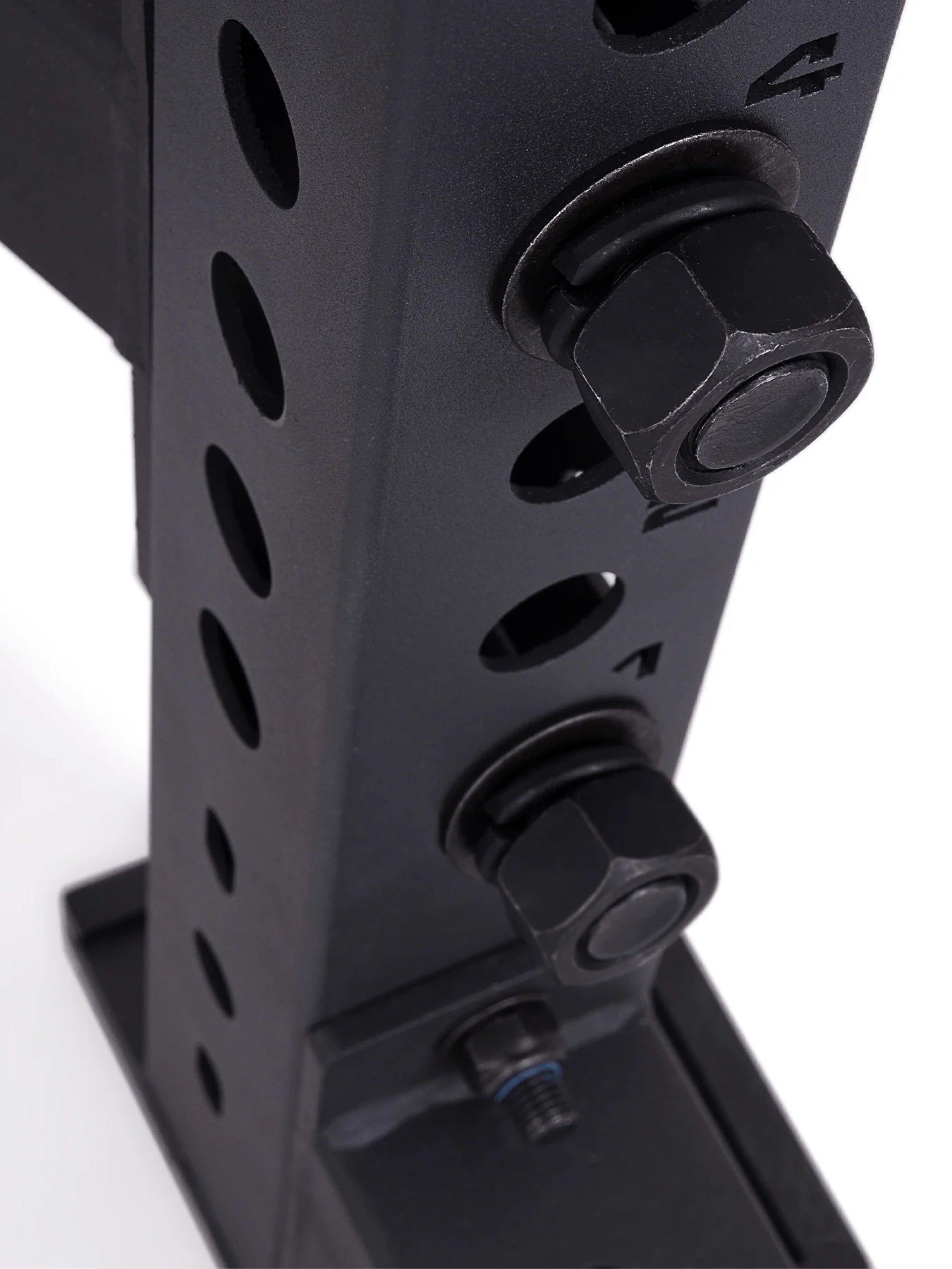 Power Cage R8-Blaster: 4 J-Hooks, Pull-Up Bar, Safeties, Logo Plate, Bar Holder | Next Level Squat Rack | 226 cm Höhe | 123x211 cm Grundfläche | 220 kg