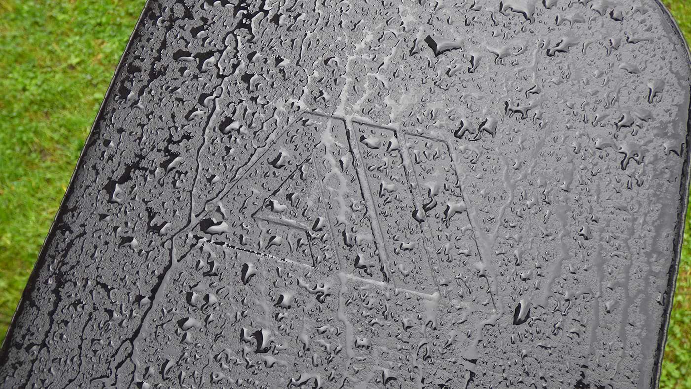 Outdoor weight bench backrest from Atletica