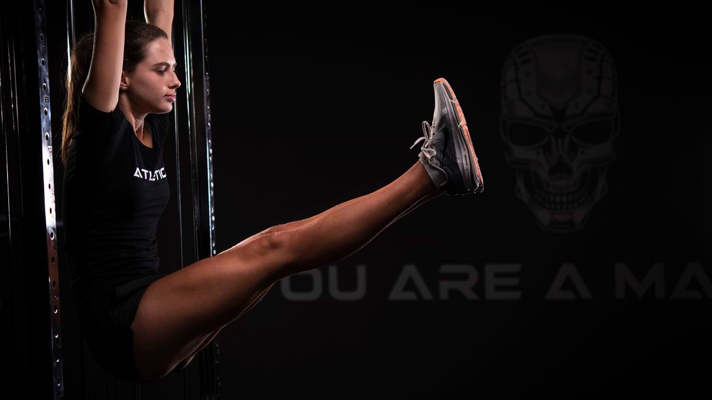 Hanging on the power rack