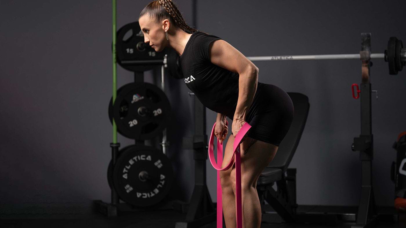 Widerstandsbänder Schulterübungen