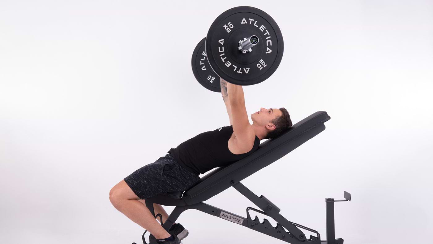 Hantelbank Workout zuhause