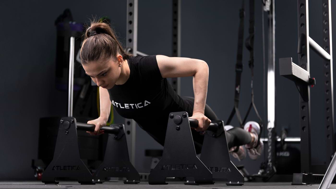 Parallettes Liegestütze